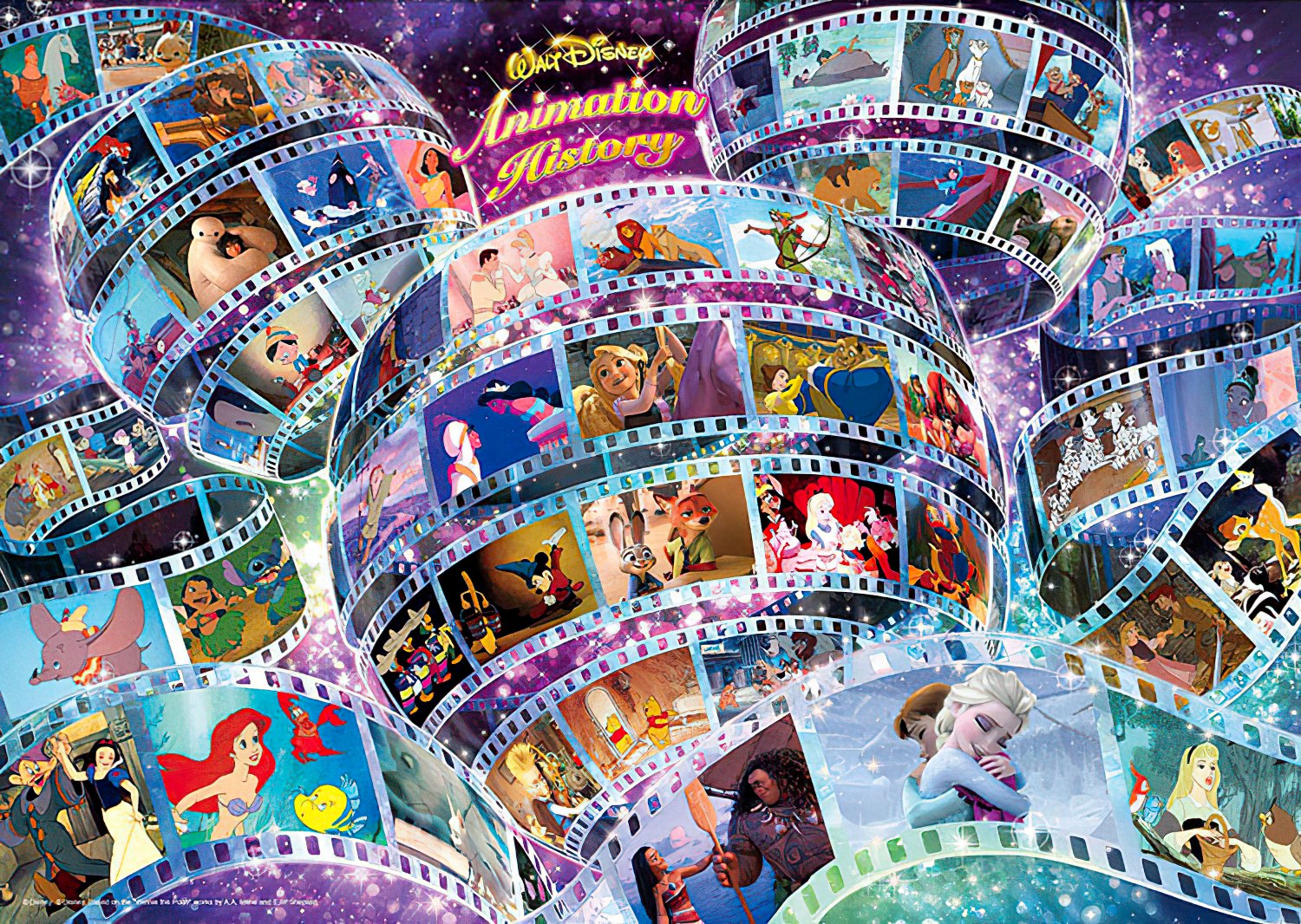 Tenyo • Disney Animation History　300 PCS　Jigsaw Puzzle