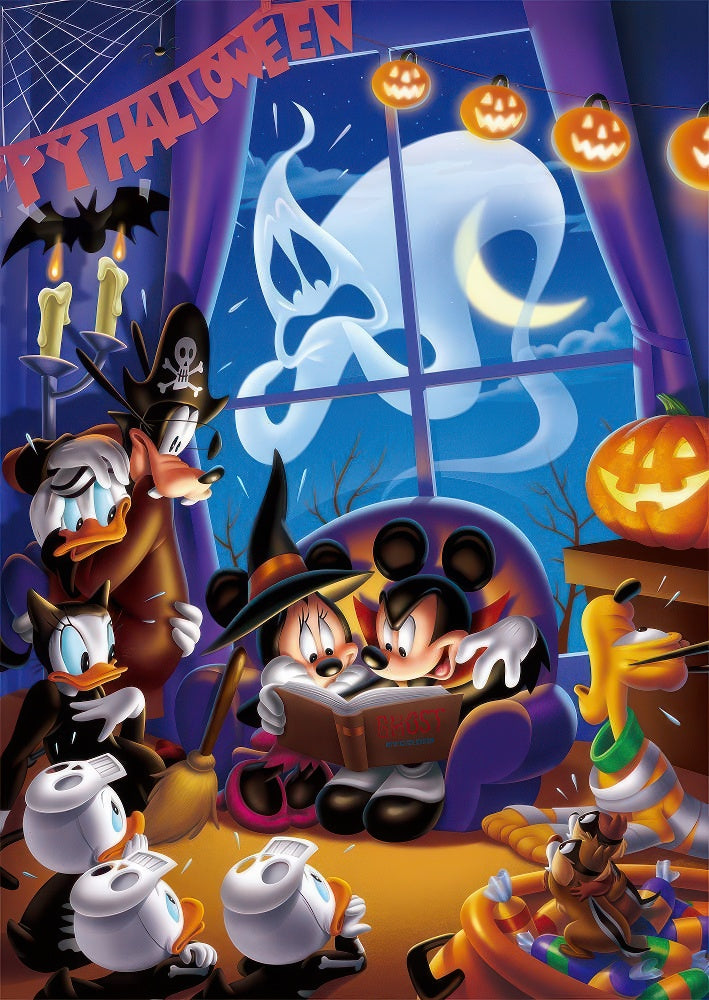 tenyo-d-300-004-mickey-friends-haunted-party-300-pieces-jigsaw-puzzle