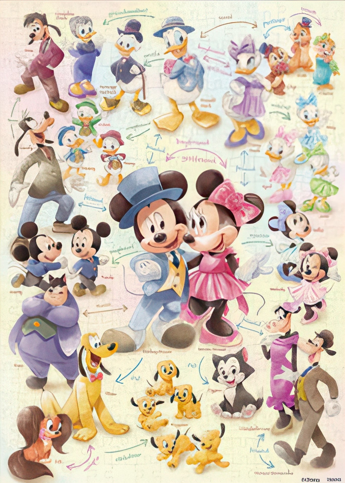 tenyo-d-300-056-mickey-friends-mickey-s-family-300-pieces-jigsaw-puzzle