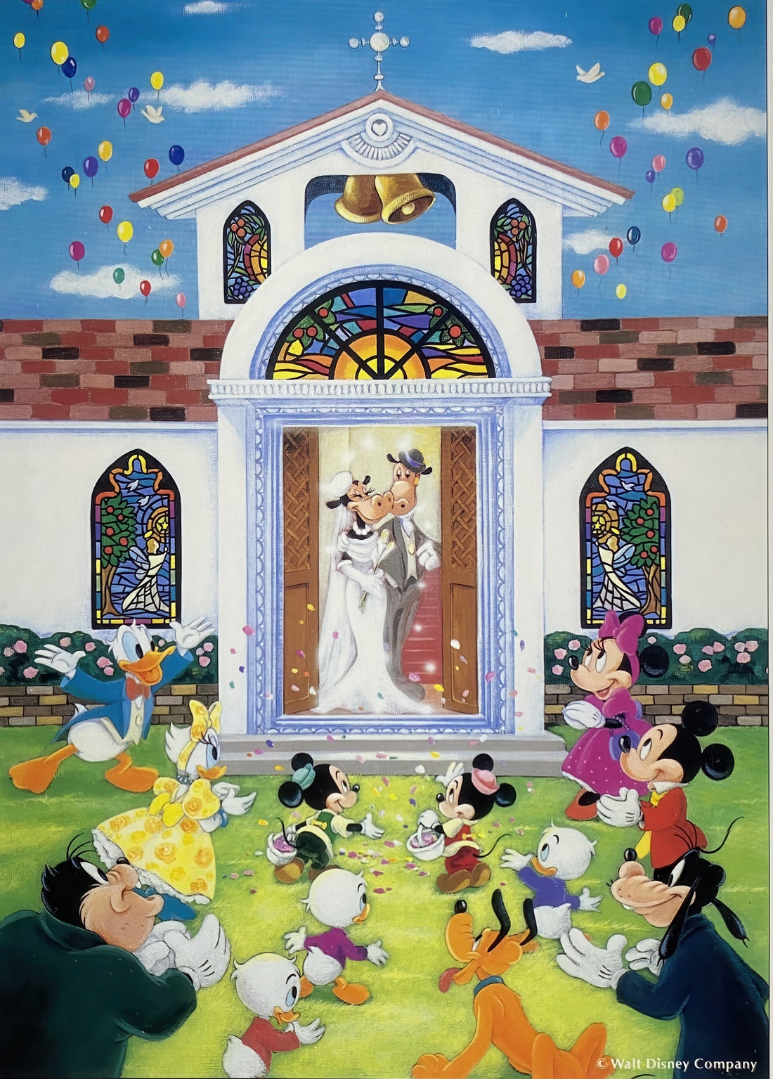 tenyo-d-300-110-mickey-friends-memories-of-wedding-300-pieces-photo-frame-puzzle