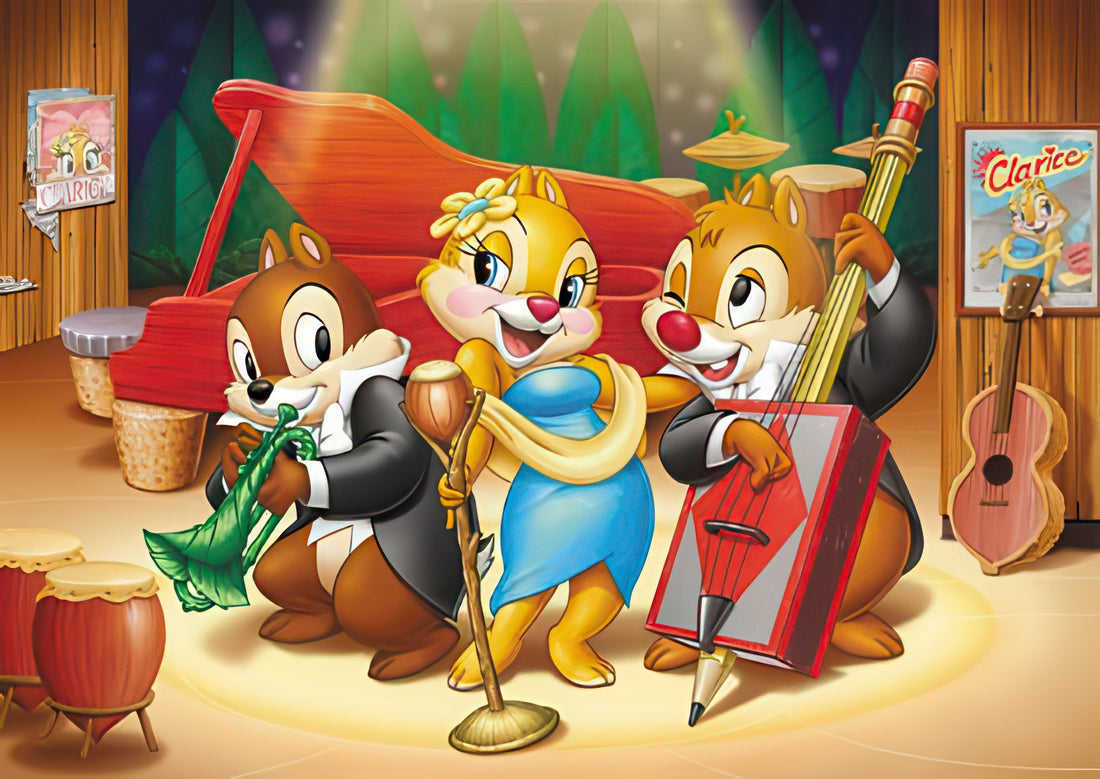 tenyo-d-300-178-chip-dale-music-battle-for-love-300-pieces-jigsaw-puzzle