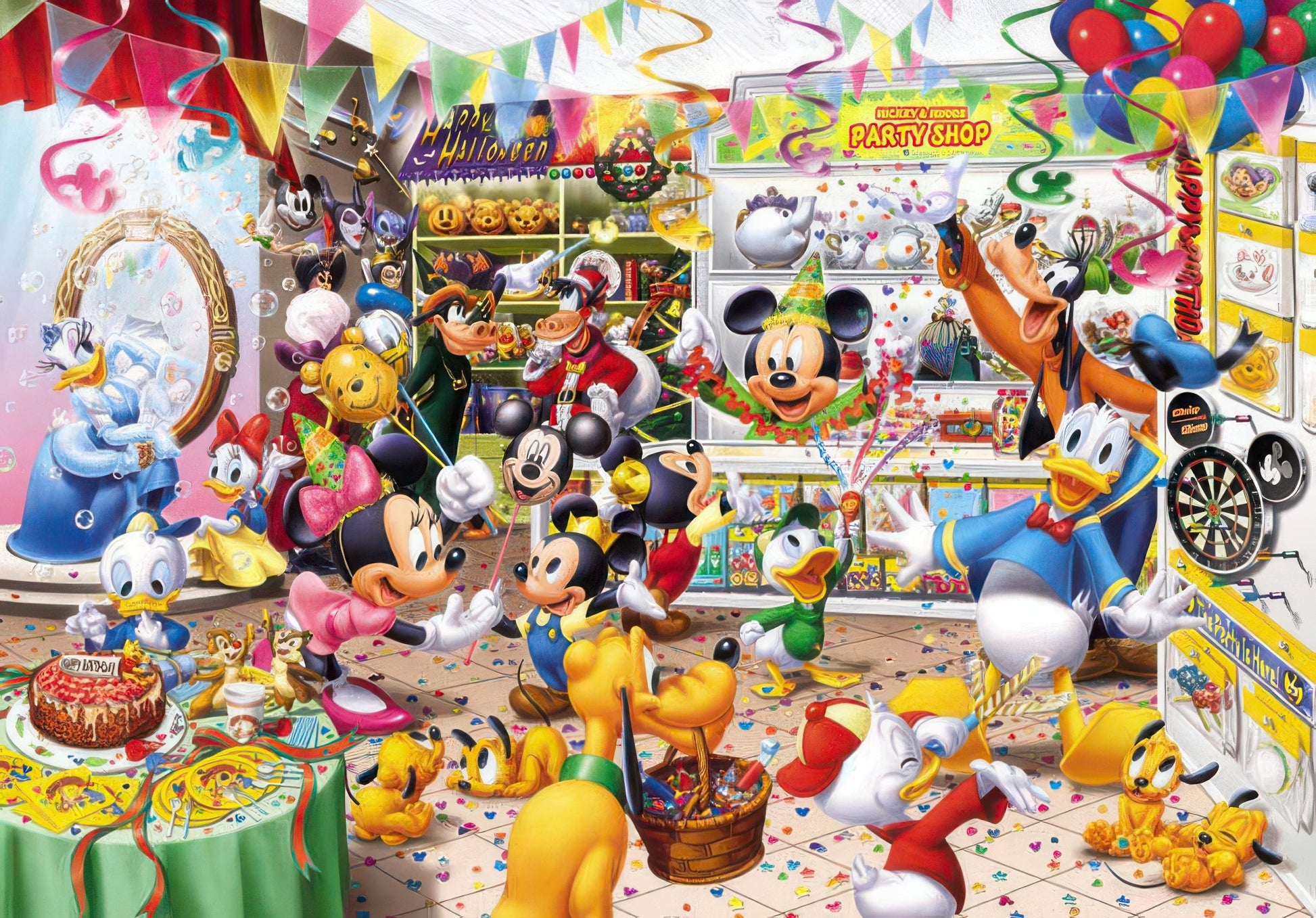 tenyo-d-300-216-mickey-friends-party-goods-shop-300-pieces-jigsaw-puzzle