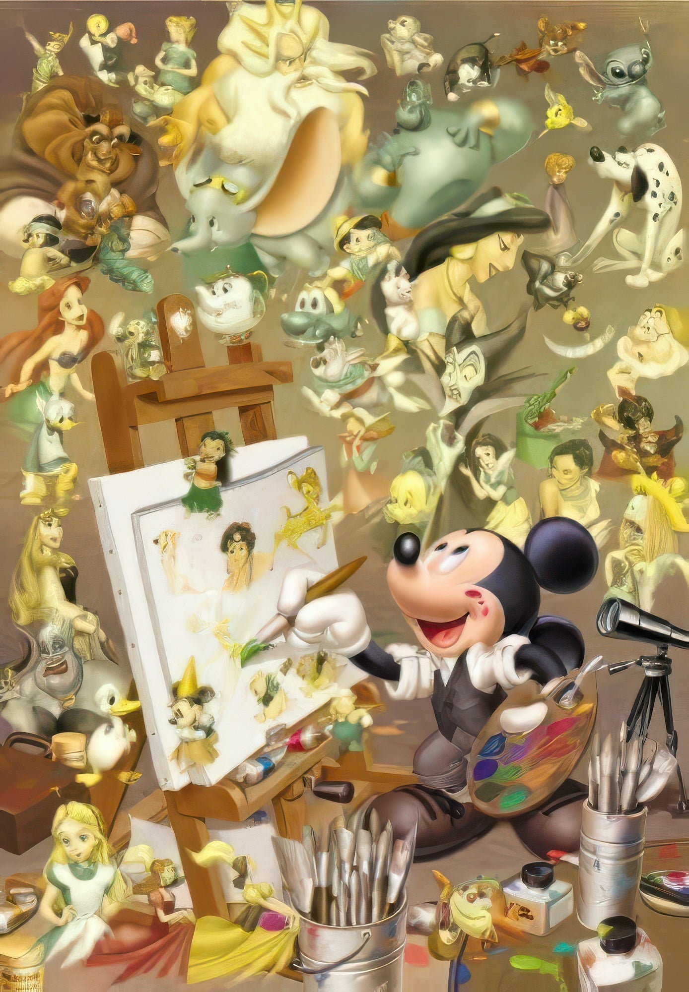 tenyo-d-300-237-mickey-friends-atelier-fantasy-300-pieces-jigsaw-puzzle