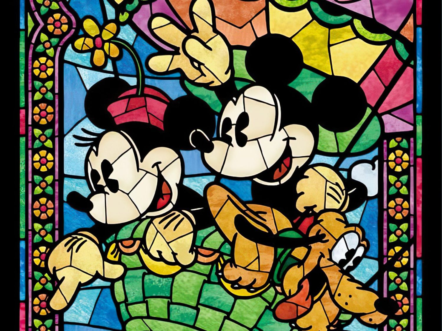 Tenyo • Mickey & Minnie • Balloon Journey　300 PCS　Jigsaw Puzzle