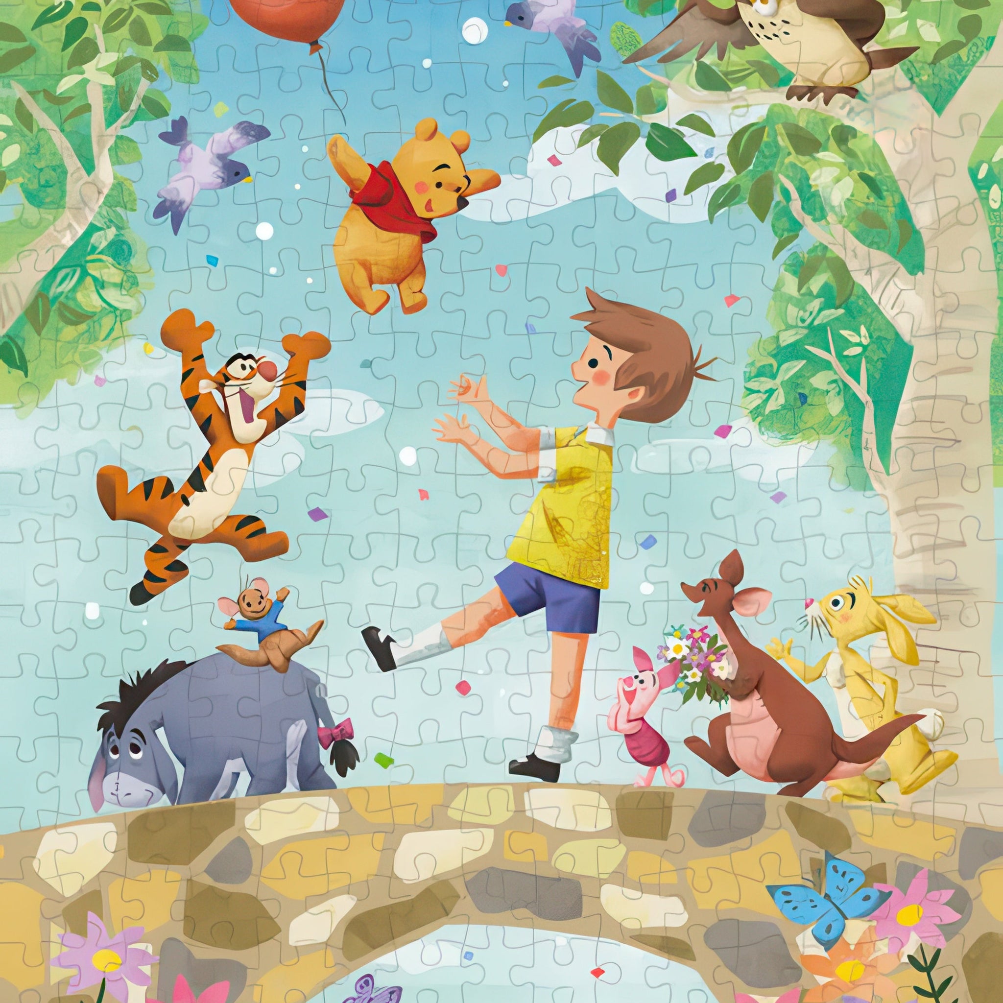 tenyo-d-300-715-welcome-back!-(winnie-the-pooh)-300-pieces-jigsaw-puzzle