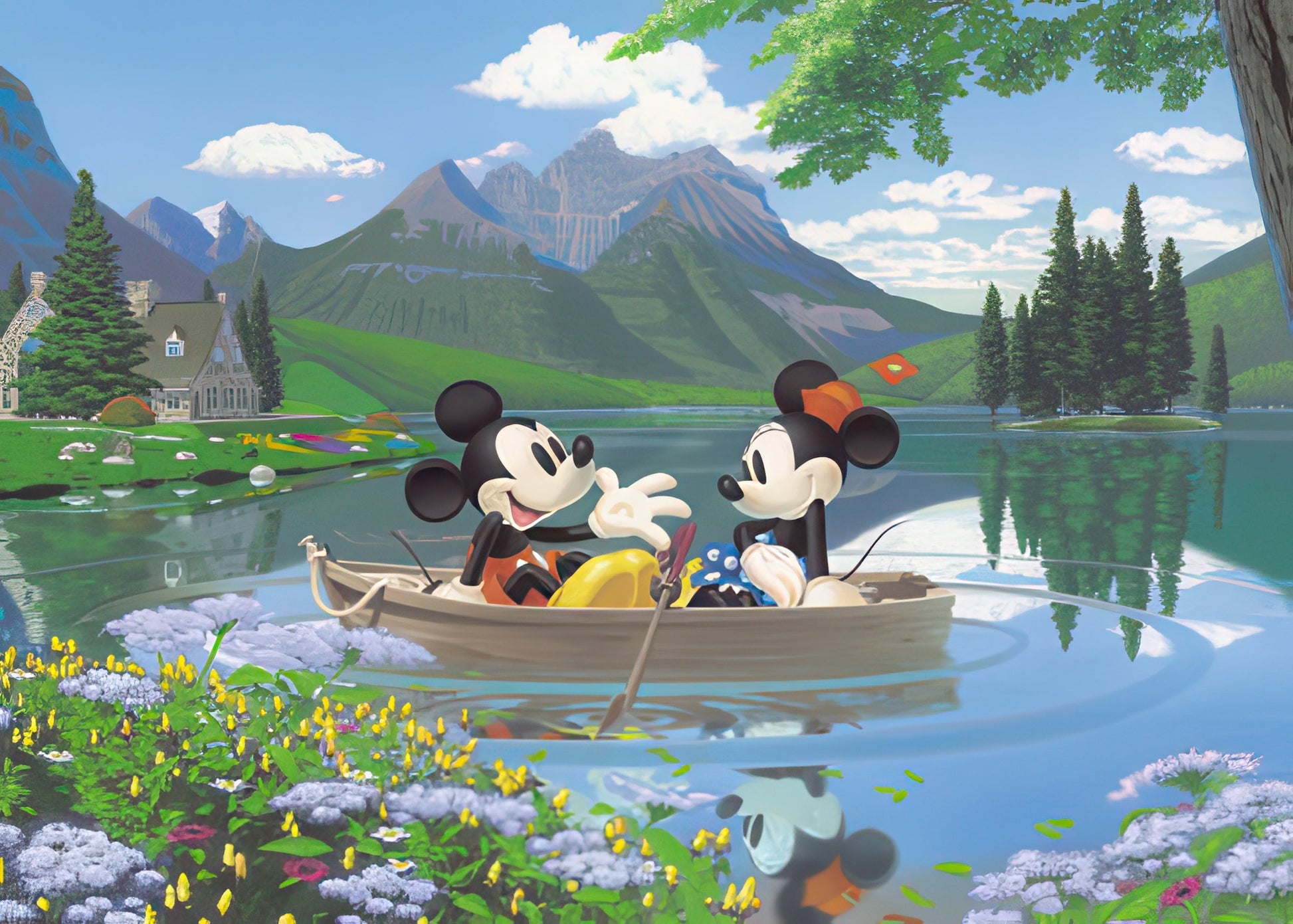 tenyo-d-500-347-mickey-friends-beautiful-lake-500-pieces-jigsaw-puzzle