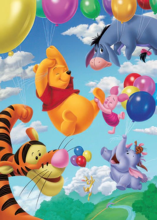 Tenyo D-500-368　Winnie the Pooh • First Ride to the Sky　500 Pieces Jigsaw Puzzle