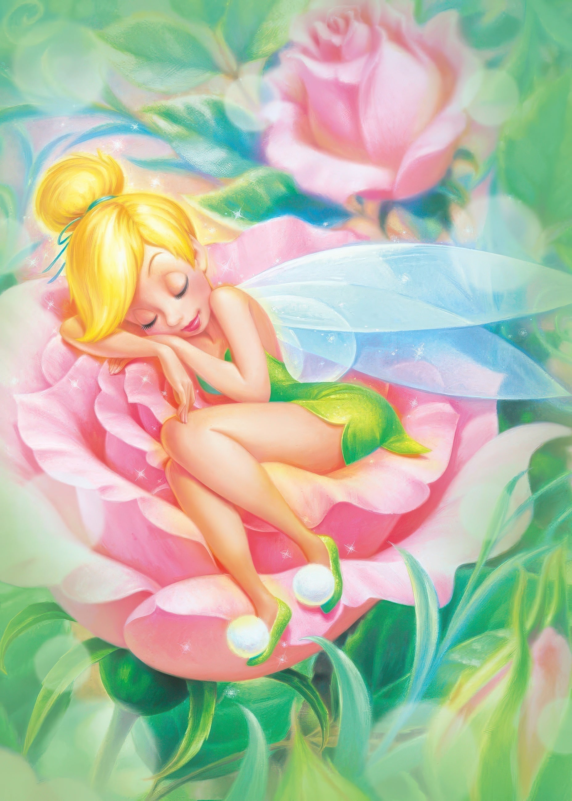 tenyo-d-500-384-tinker-bell-best-dream-zzz-among-the-roses-500-pieces-jigsaw-puzzle