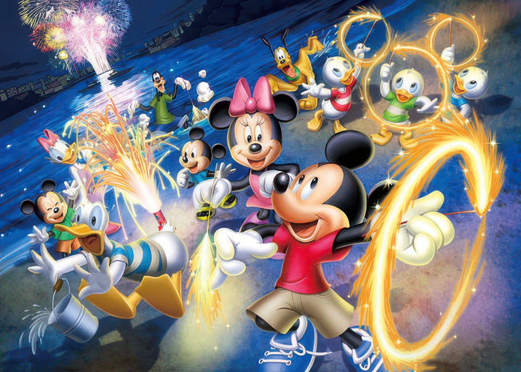 tenyo-d-500-392-mickey-friends-fireworks-with-everyone-500-pieces-jigsaw-puzzle