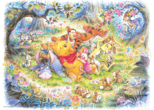 Tenyo D-500-421　Winnie the Pooh • Happy Days　500 Pieces Jigsaw Puzzle