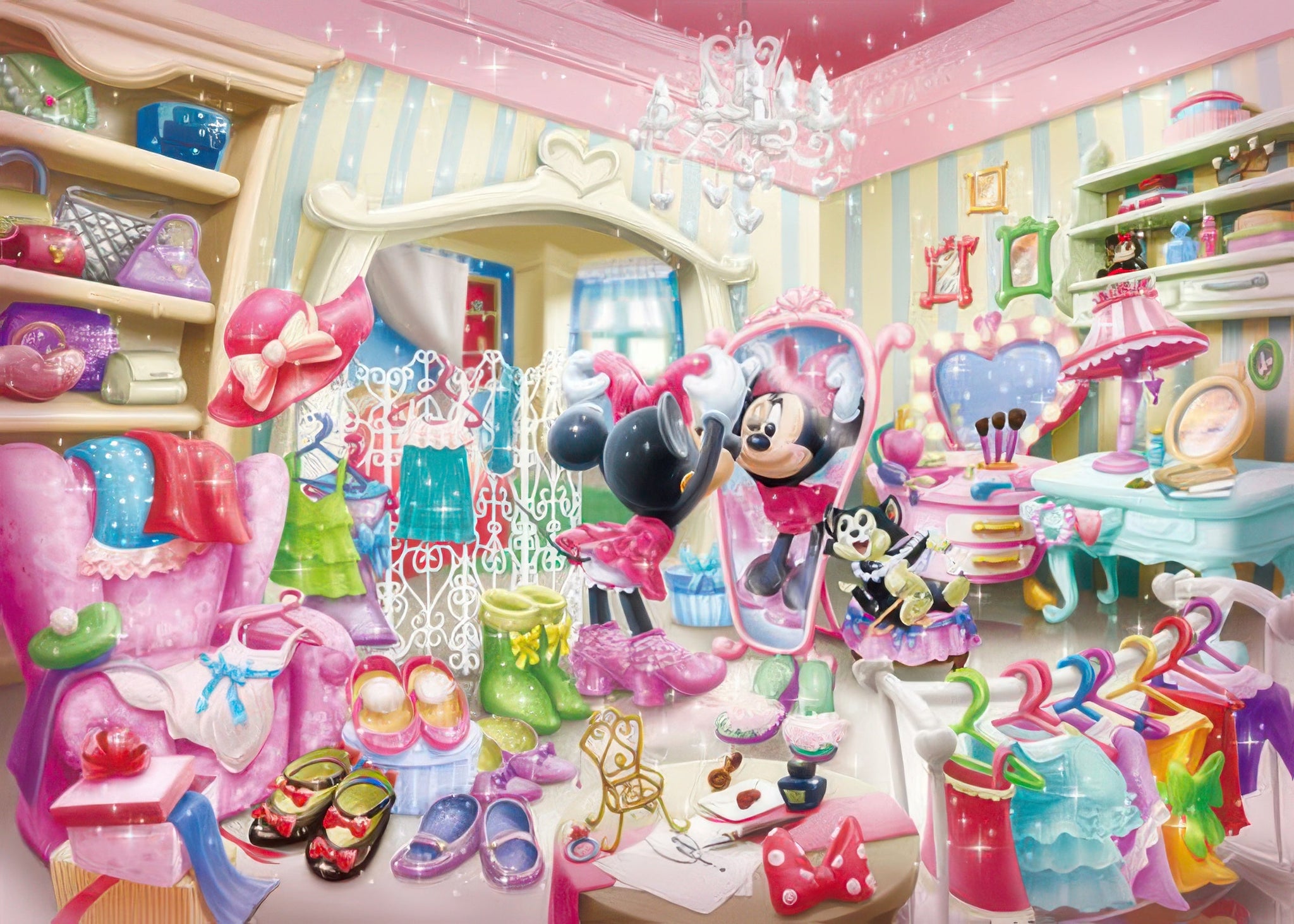 tenyo-d-500-425-minnie's-fashion-room-500-pieces-jigsaw-puzzle