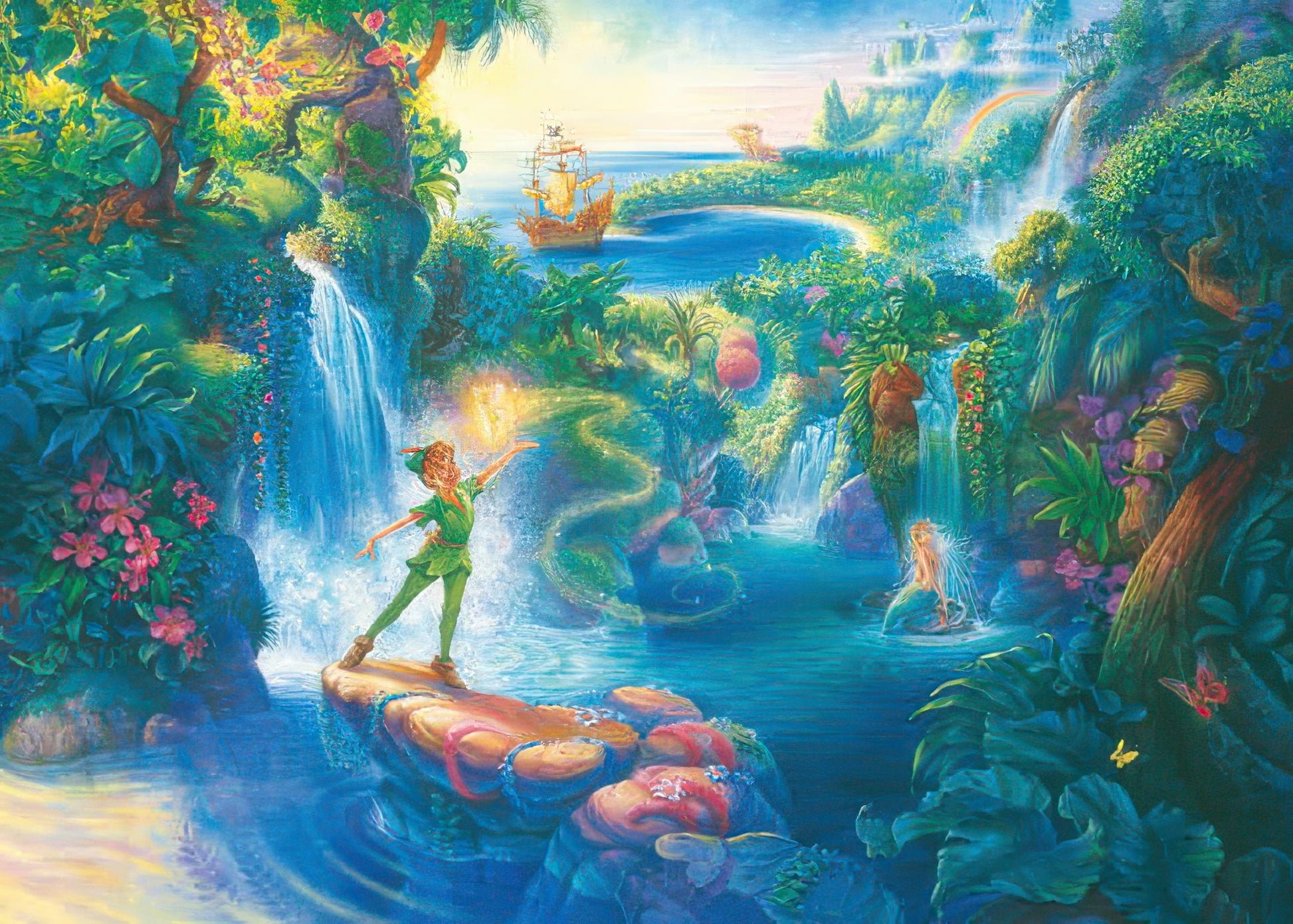 tenyo-d-500-427-tinker-bell-the-magic-of-peter-pan-500-pieces-jigsaw-puzzle