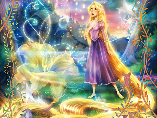 Tenyo • Rapunzel • Shining Magical Hair　500 PCS　Jigsaw Puzzle