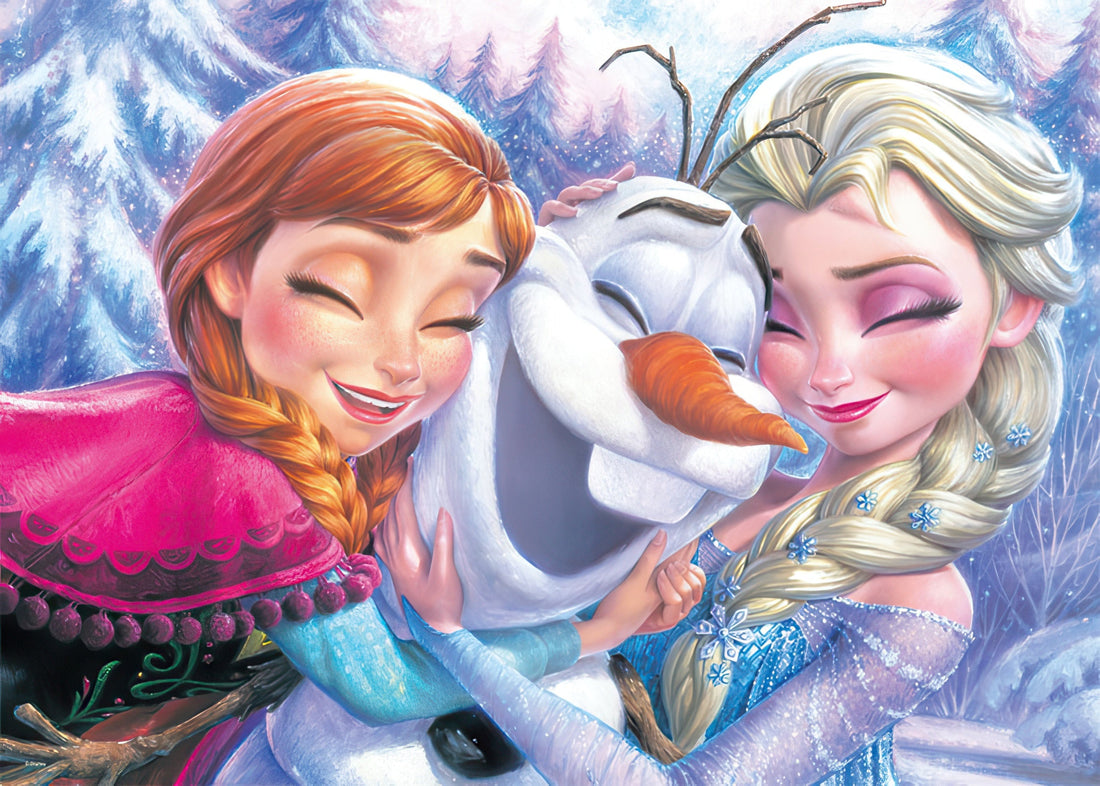 tenyo-d-500-467-frozen-anna-elsa-olaf-500-pieces-jigsaw-puzzle