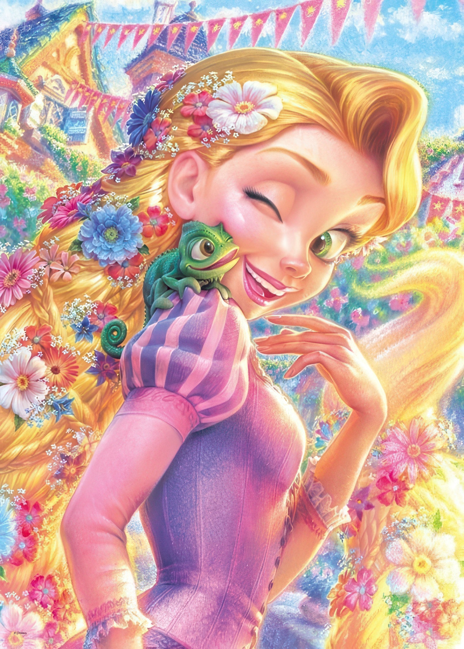 tenyo-d-500-468-tangled-rapunzel-pascal-500-pieces-jigsaw-puzzle