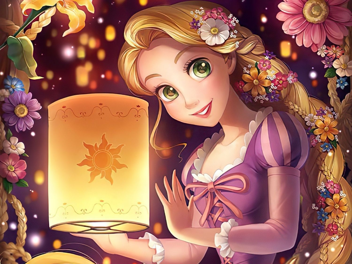 Tenyo • Rapunzel • Dramatic Light / Shining Thoughts　500 PCS　Jigsaw Puzzle