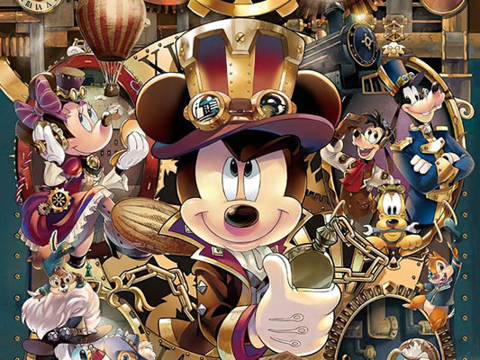 Tenyo • Mickey & Friends • Mickey's Mechanical World　500 PCS　Jigsaw Puzzle