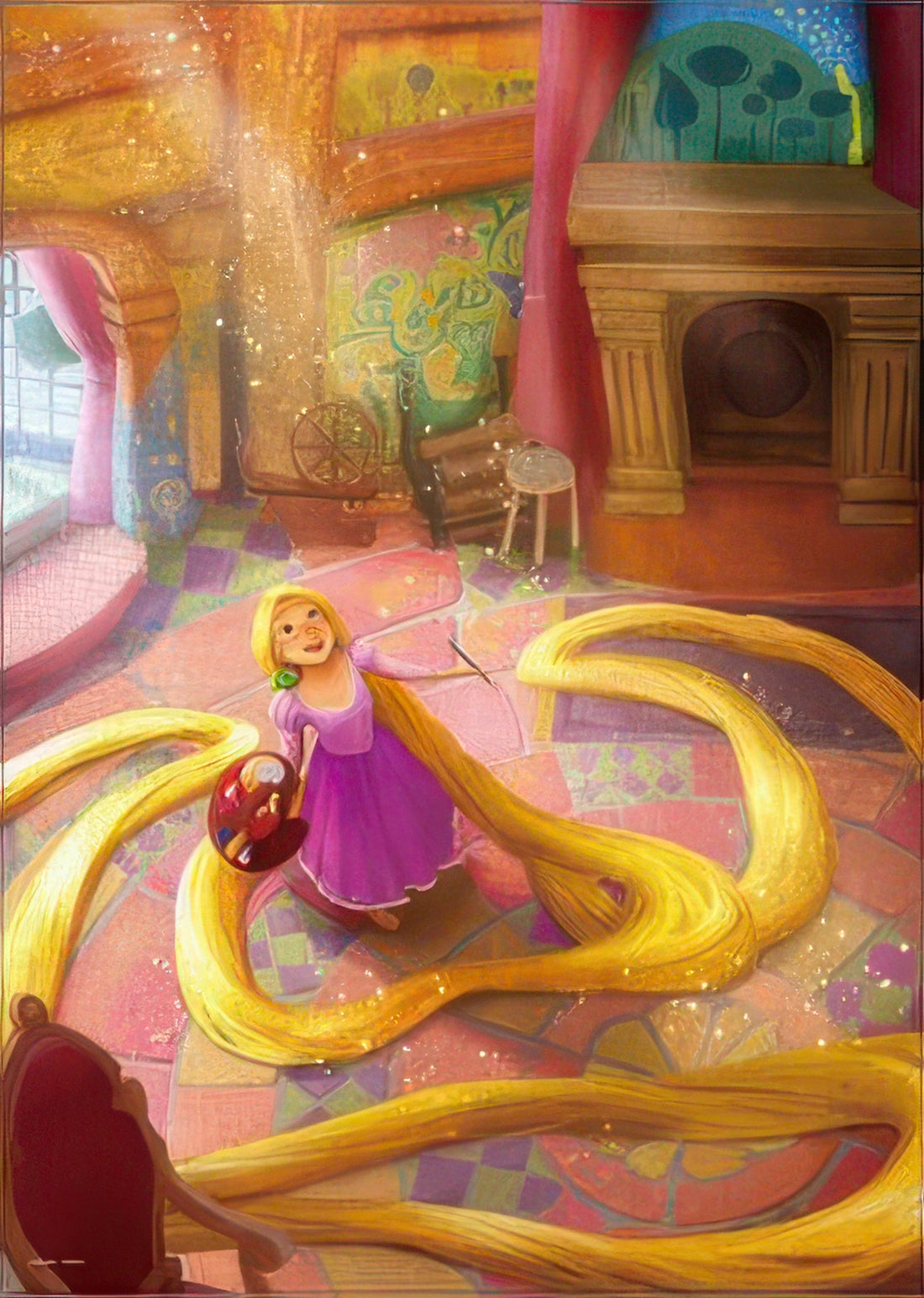 tenyo-d-500-633-tangled-draw-your-thoughts-500-pieces-jigsaw-puzzle