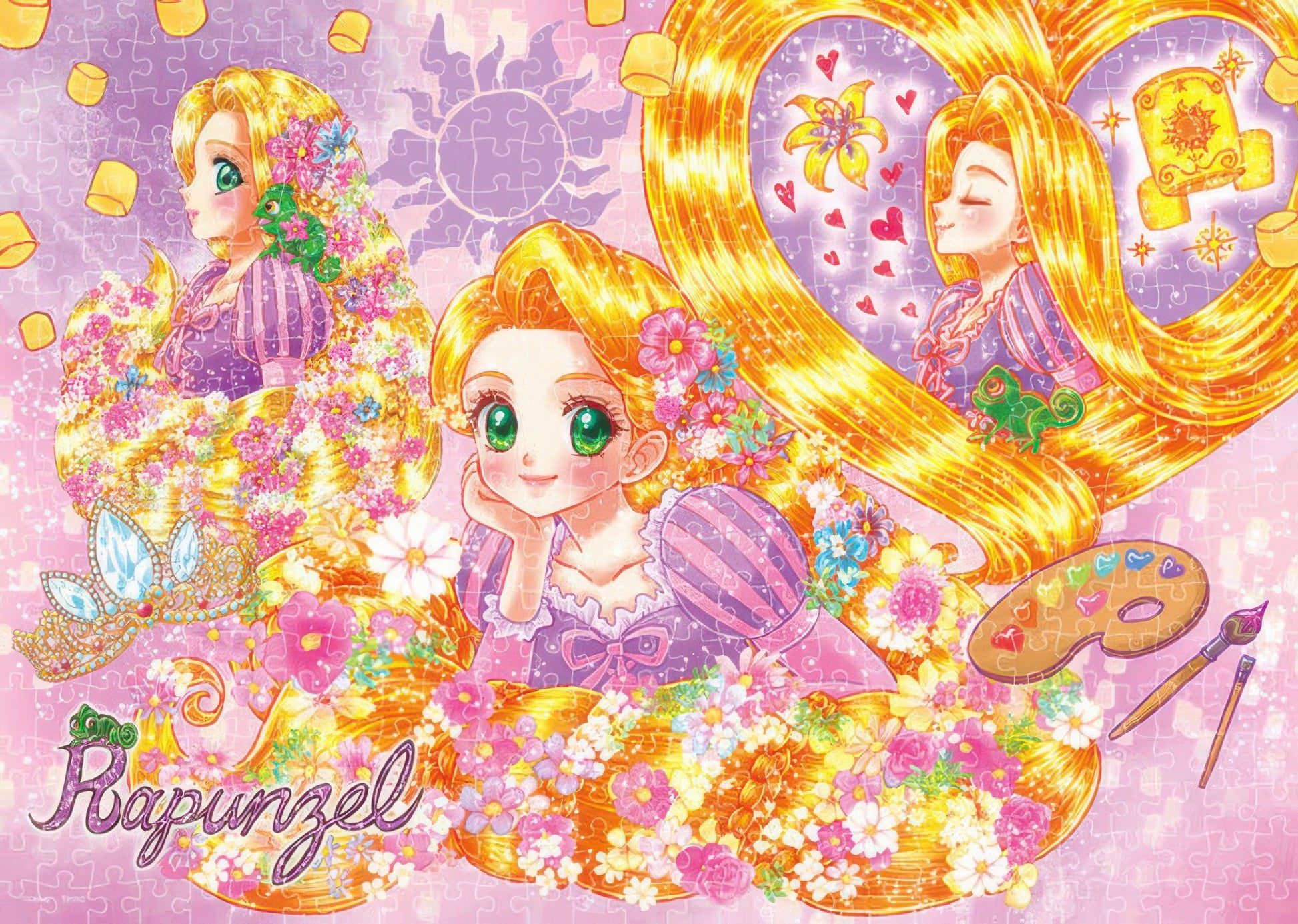 tenyo-d-500-647-light-the-way-to-your-dreams-(rapunzel)-500-pieces-jigsaw-puzzle