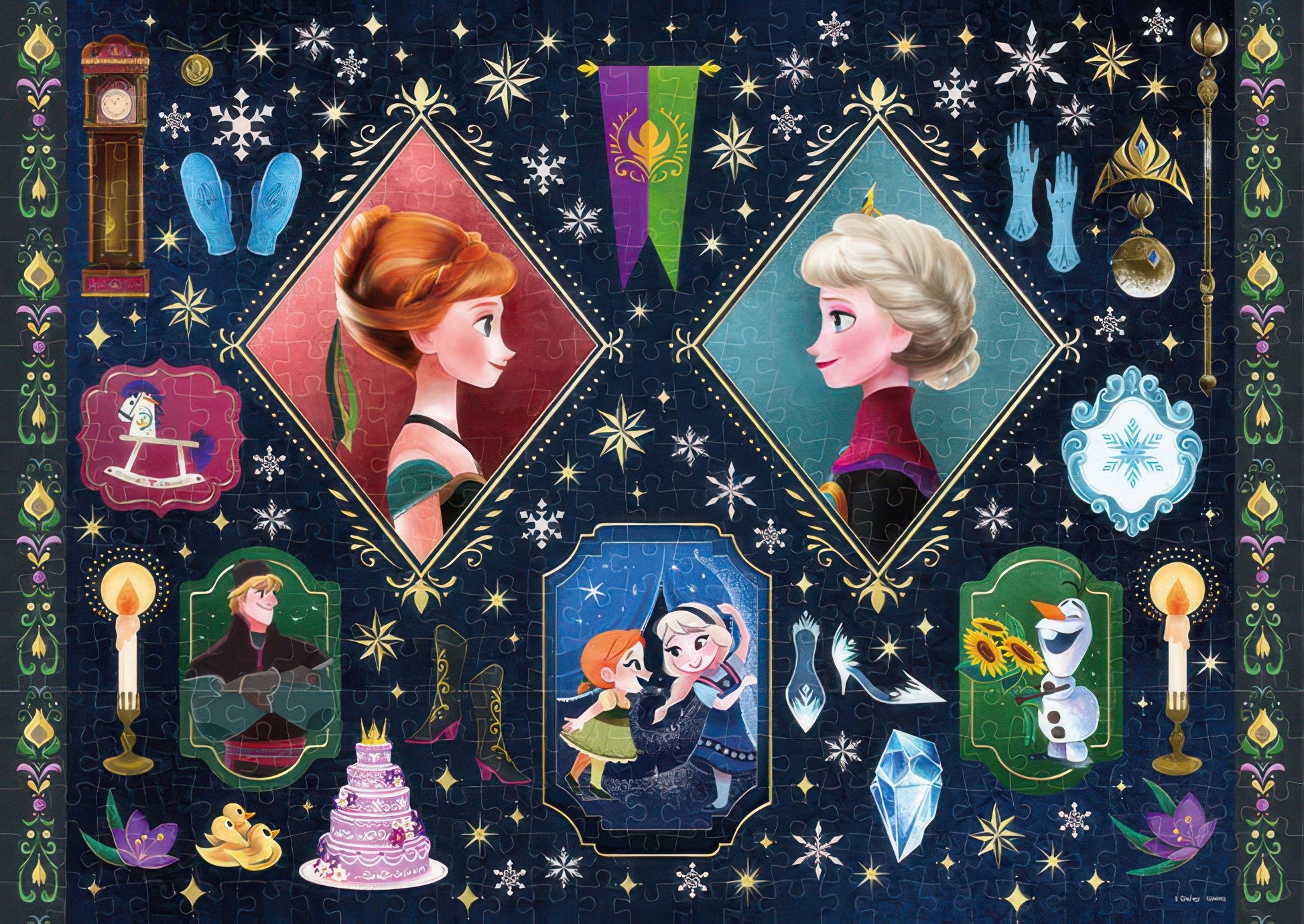 tenyo-d-500-648-precious-memories-(frozen)-(frozen)-500-pieces-jigsaw-puzzle