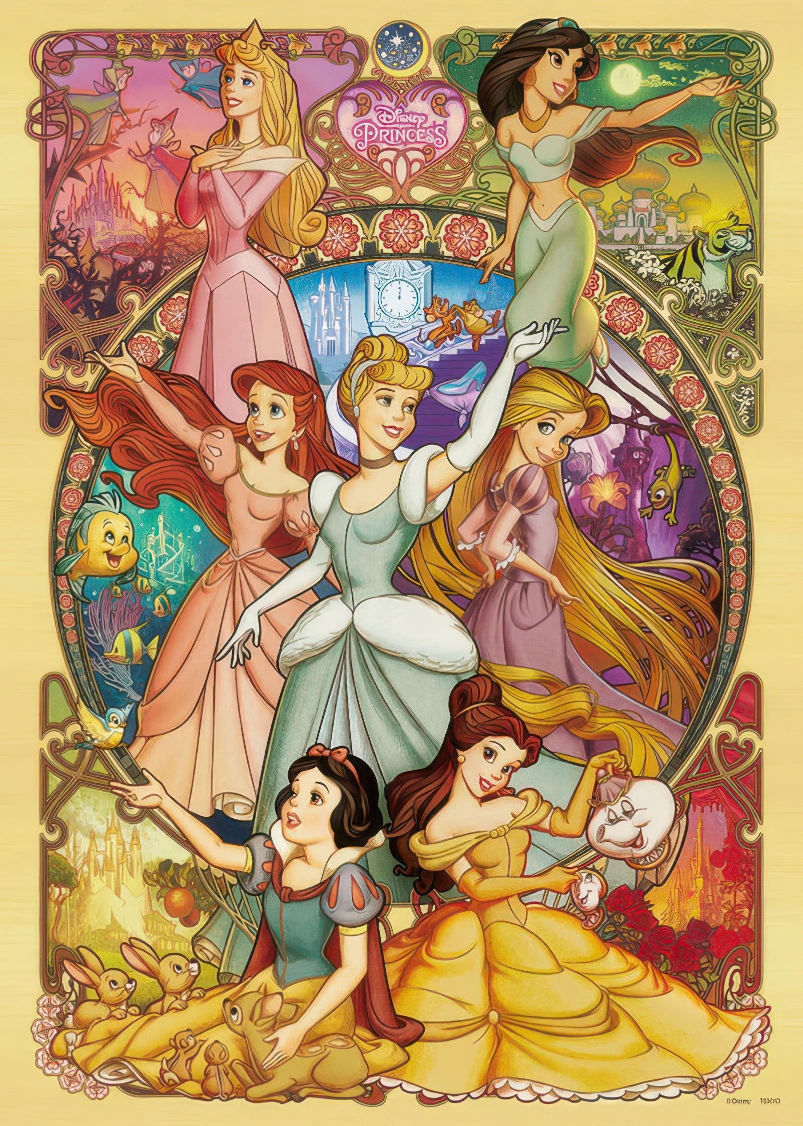 tenyo-d-500-657-disney-princess-beautiful-blooming-maidens-500-pieces-jigsaw-puzzle