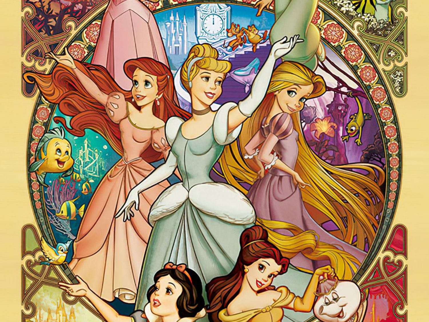 Tenyo • All Princesses • Beautiful Blooming Maidens　500 PCS　Jigsaw Puzzle