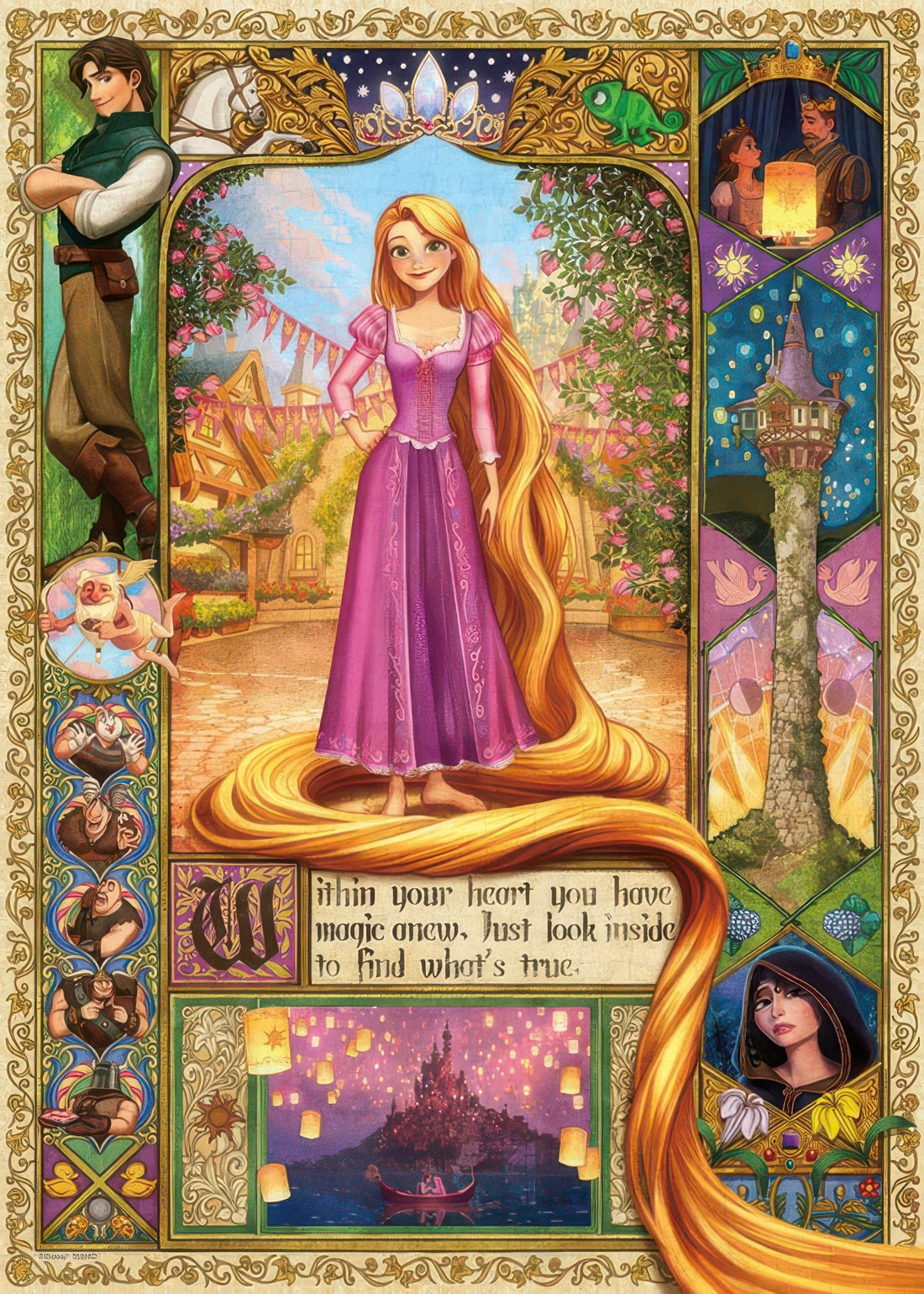 tenyo-d-500-669-tangled-gilding-style-magical-hair-500-pieces-jigsaw-puzzle