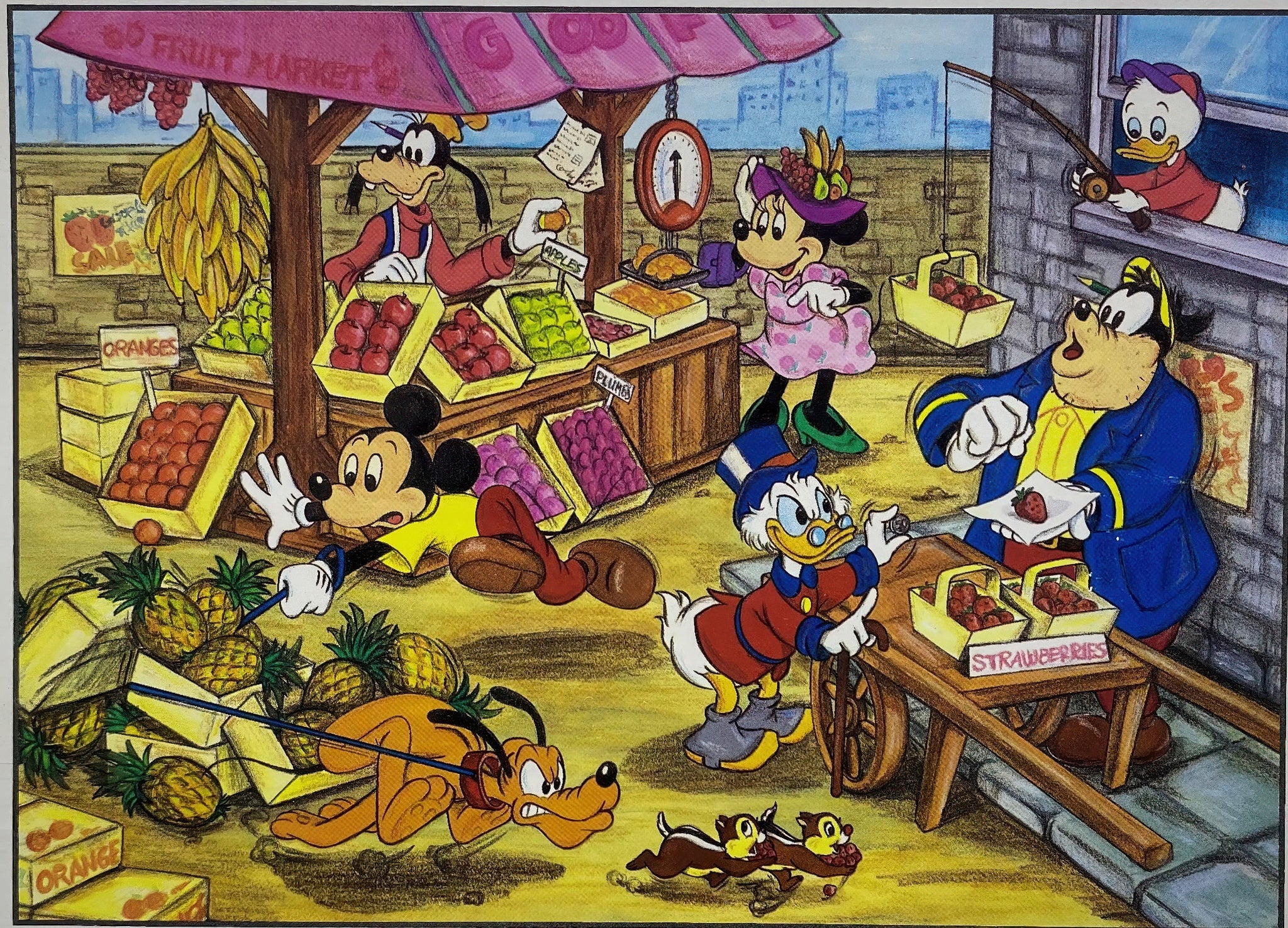 tenyo-d-500-813-mickey-friends-fruit-market-500-pieces-jigsaw-puzzle