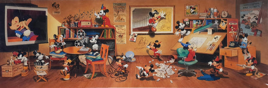 Tenyo D-950-550　History of Mickey Mouse　950 Pieces Jigsaw Puzzle