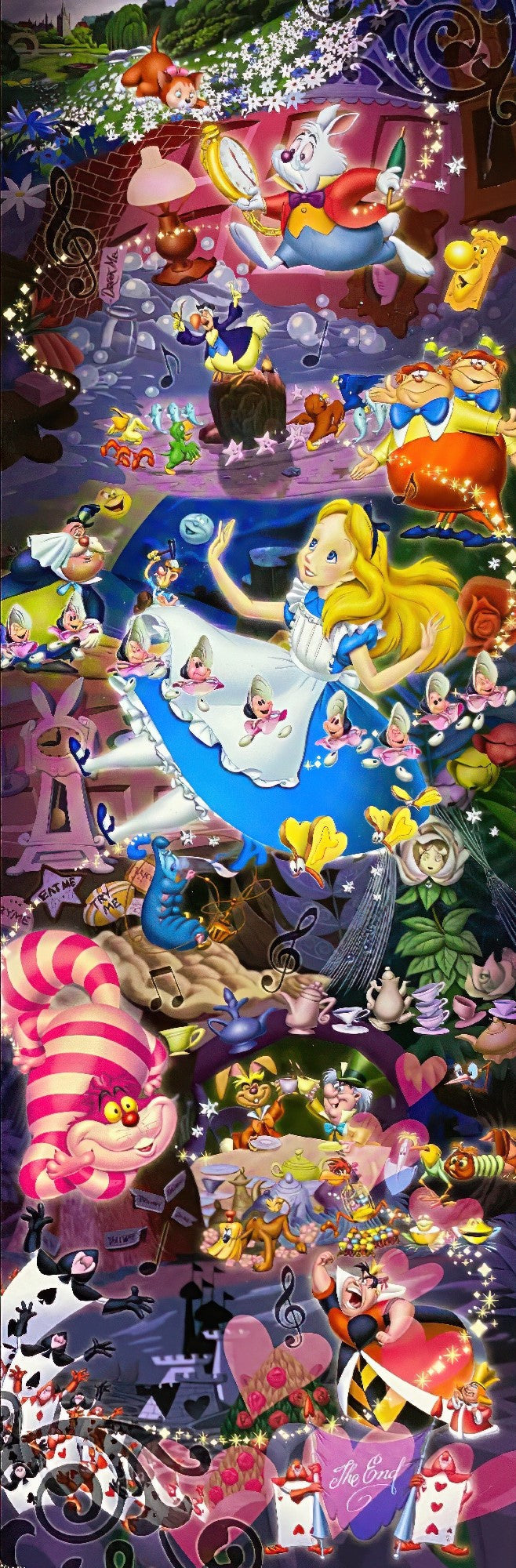 tenyo-d-950-588-alice-in-wonderland-950-pieces-jigsaw-puzzle