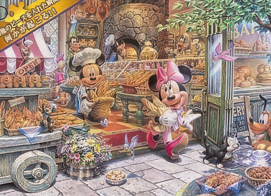 Tenyo DA-1000-429　Mickey & Friends • Morning Bakery Shop　1000 Pieces Jigsaw Puzzle