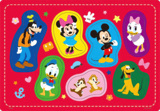 Tenyo DC-07-131　Mickey & Friends • My Beloved Friends　7 Pieces Kids Puzzle