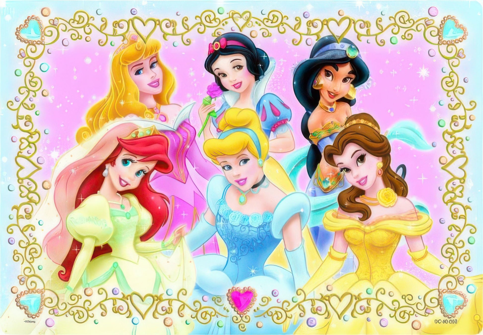 tenyo-dc-40-032-disney-princess-adorable-princesses-40-pieces-kids-puzzle