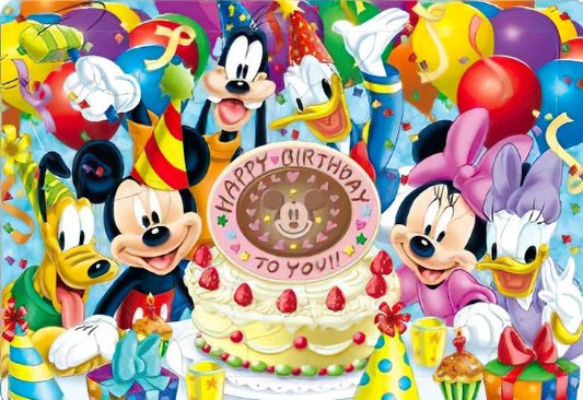 Tenyo • Mickey & Friends • Happy Birthday!　41 PCS　Jigsaw Puzzle