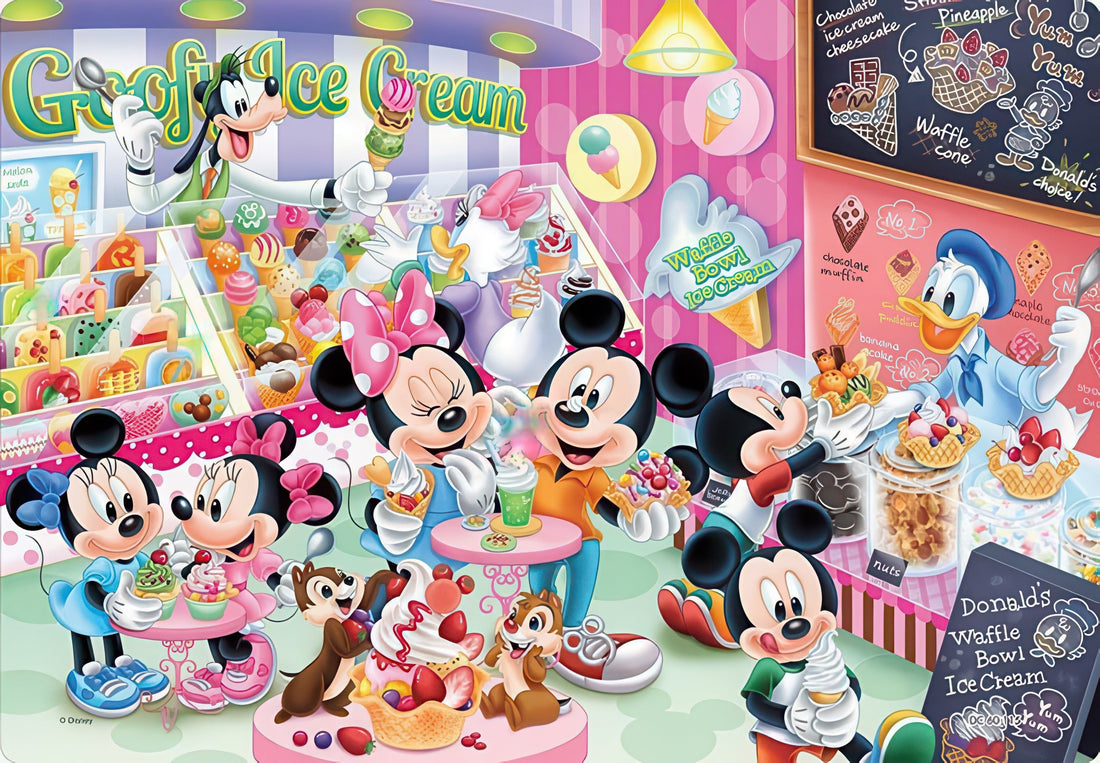 tenyo-dc-60-115-let's-find-it-at-the-ice-cream-shop!-(mickey-&-minnie)-60-pieces-kids-puzzle