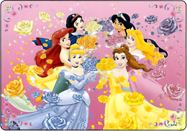 Tenyo • All Princesses • Flower Princesses　80 PCS　Jigsaw Puzzle