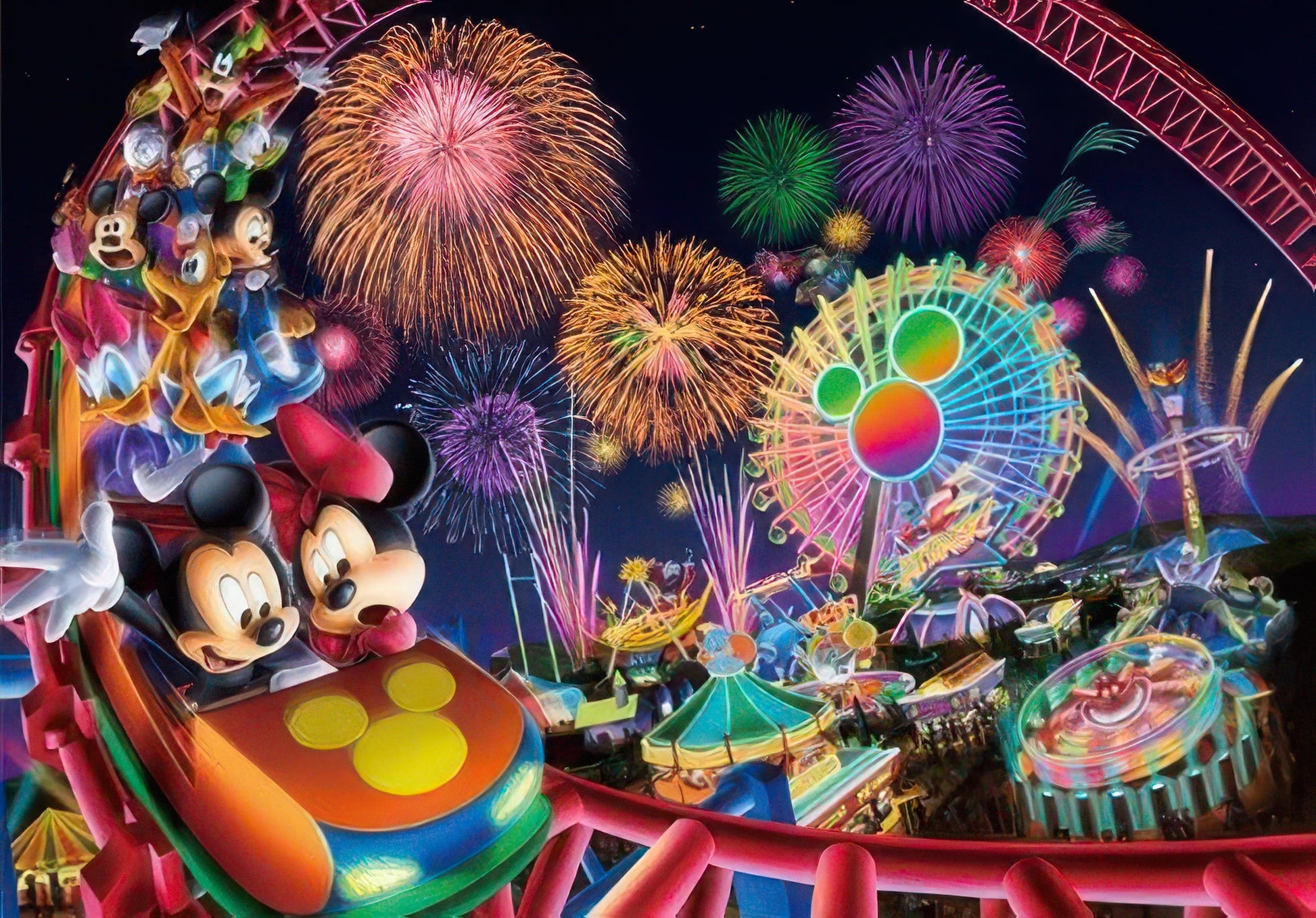 tenyo-dg-315-113-mickey-friends-roller-coaster-memory-315-pieces-jigsaw-puzzle