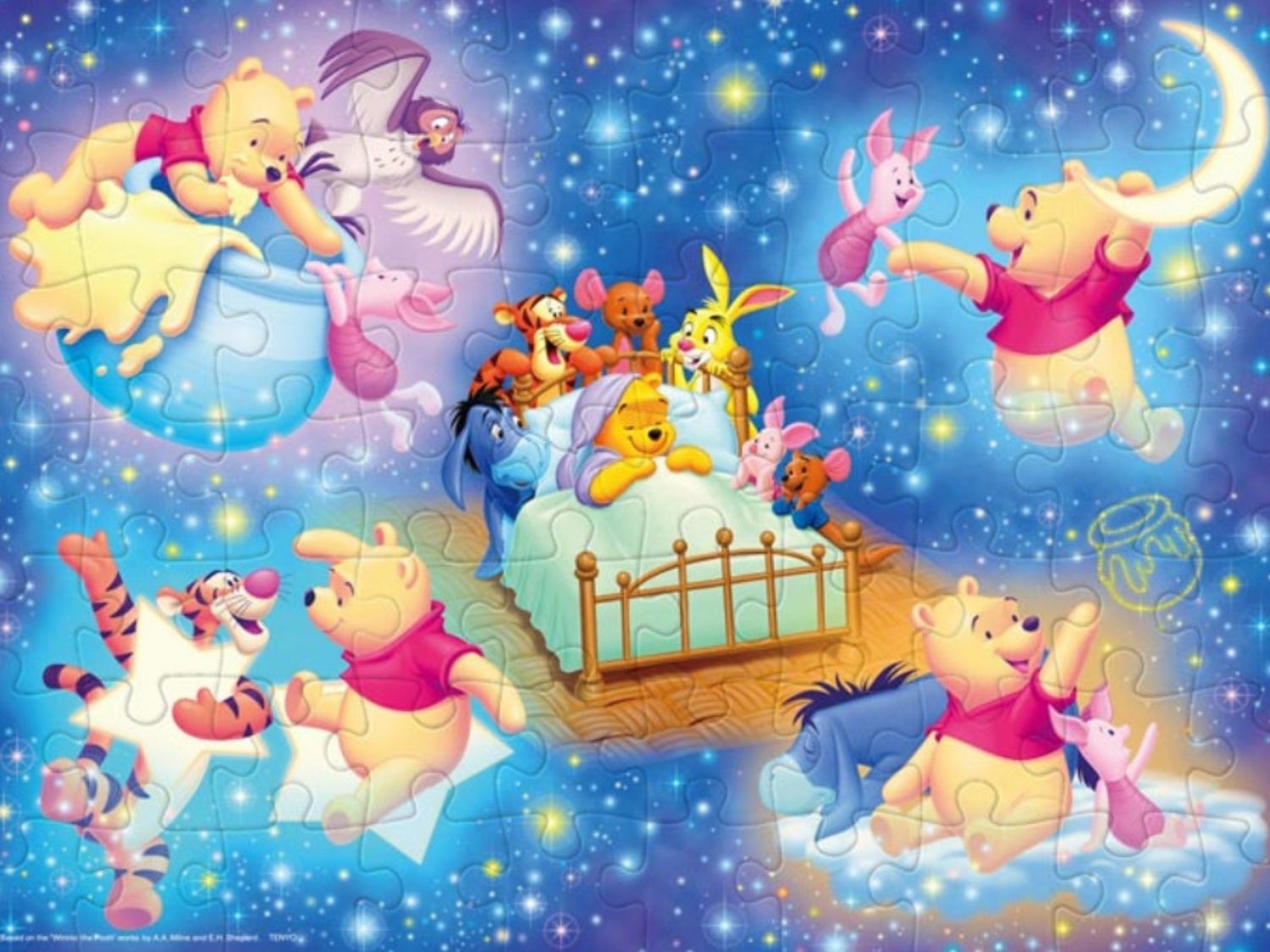 Tenyo • Winnie the Pooh • Together in a Dream　70 PCS　Jigsaw Puzzle