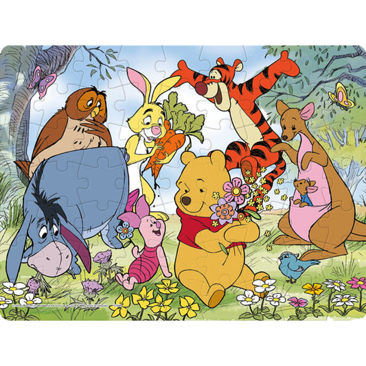 Tenyo • Winnie the Pooh • Fun Flower Field　63 PCS　Jigsaw Puzzle