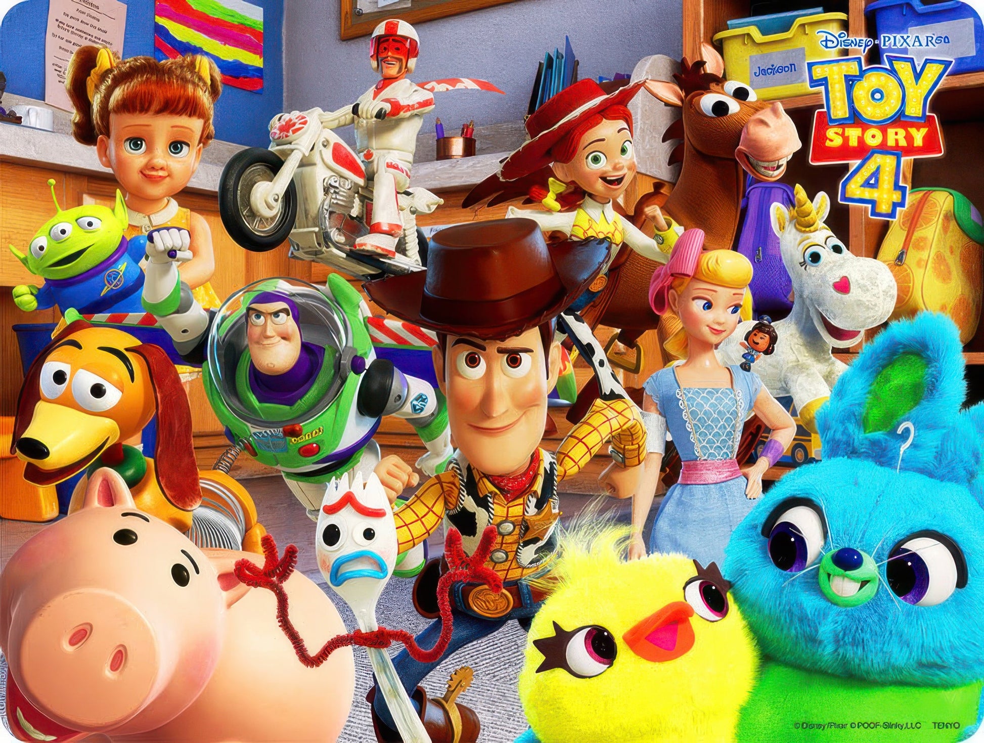 tenyo-dl-99-696-everyone-jump-out!-(toy-story-4)-99-pieces-kids-puzzle