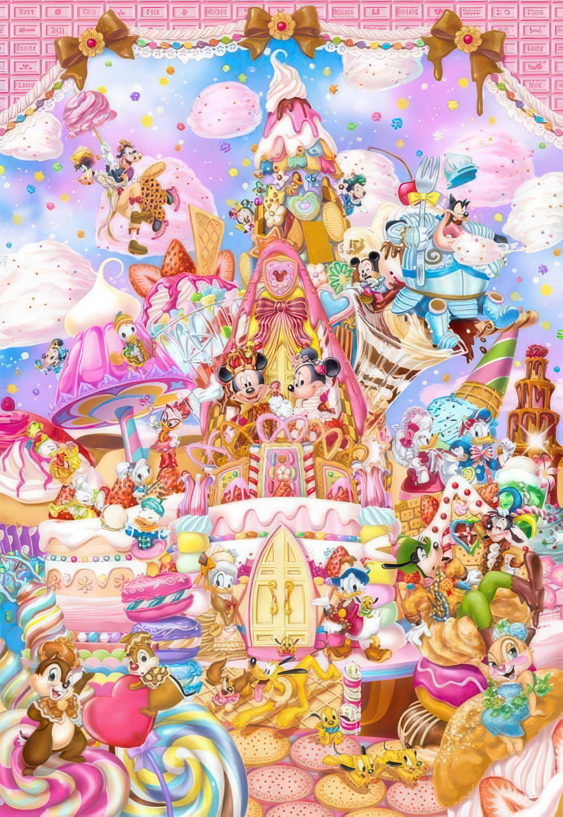 tenyo-dp-1000-024-mickey's-sweet-kingdom-1000-pieces-jigsaw-puzzle