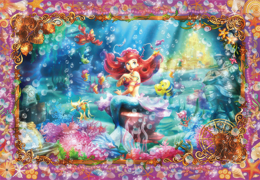 tenyo-dpg-266-565-the-little-mermaid-beautiful-mermaid-266-pieces-plastic-jigsaw-puzzle