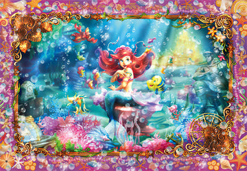 Tenyo • Ariel • Beautiful Mermaid　266 PCS　Plastic Jigsaw Puzzle
