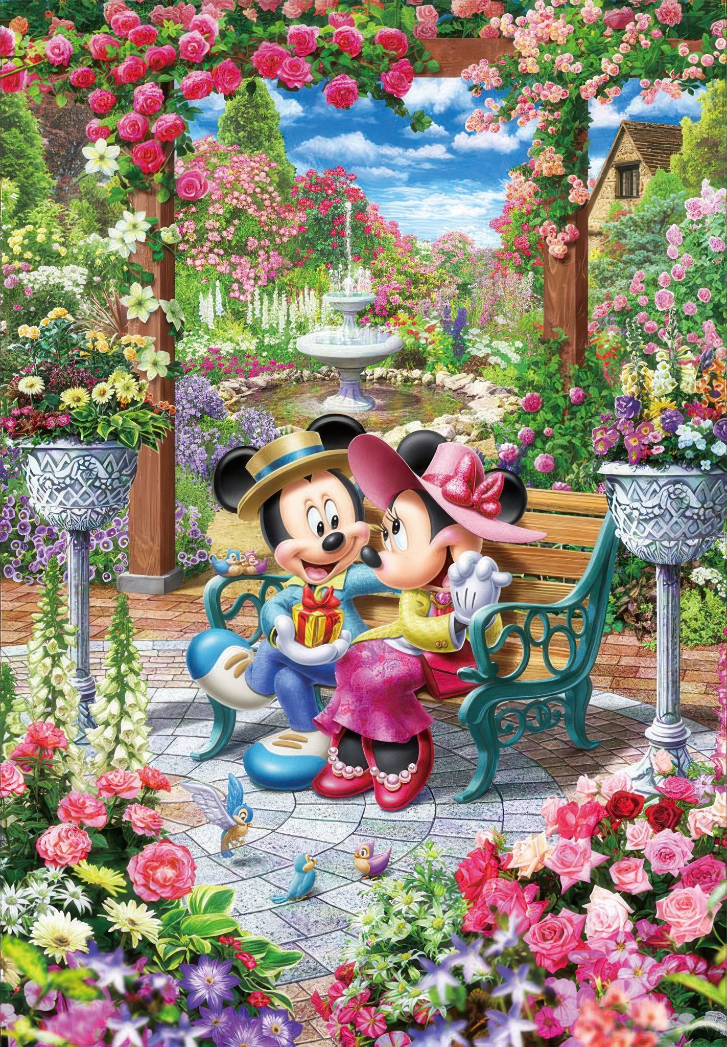 tenyo-dpg-500-218-royal-garden-where-love-blooms-500-pieces-jigsaw-puzzle
