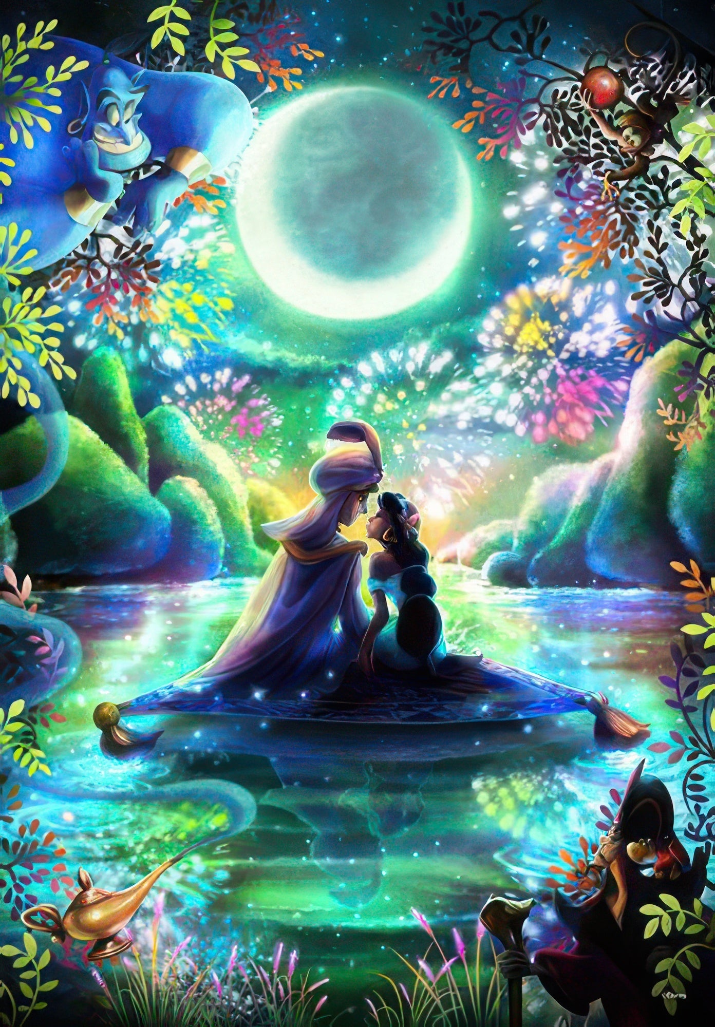 tenyo-dpg-500-597-aladdin-silhouette-romance-mutual-feelings-500-pieces-plastic-jigsaw-puzzle