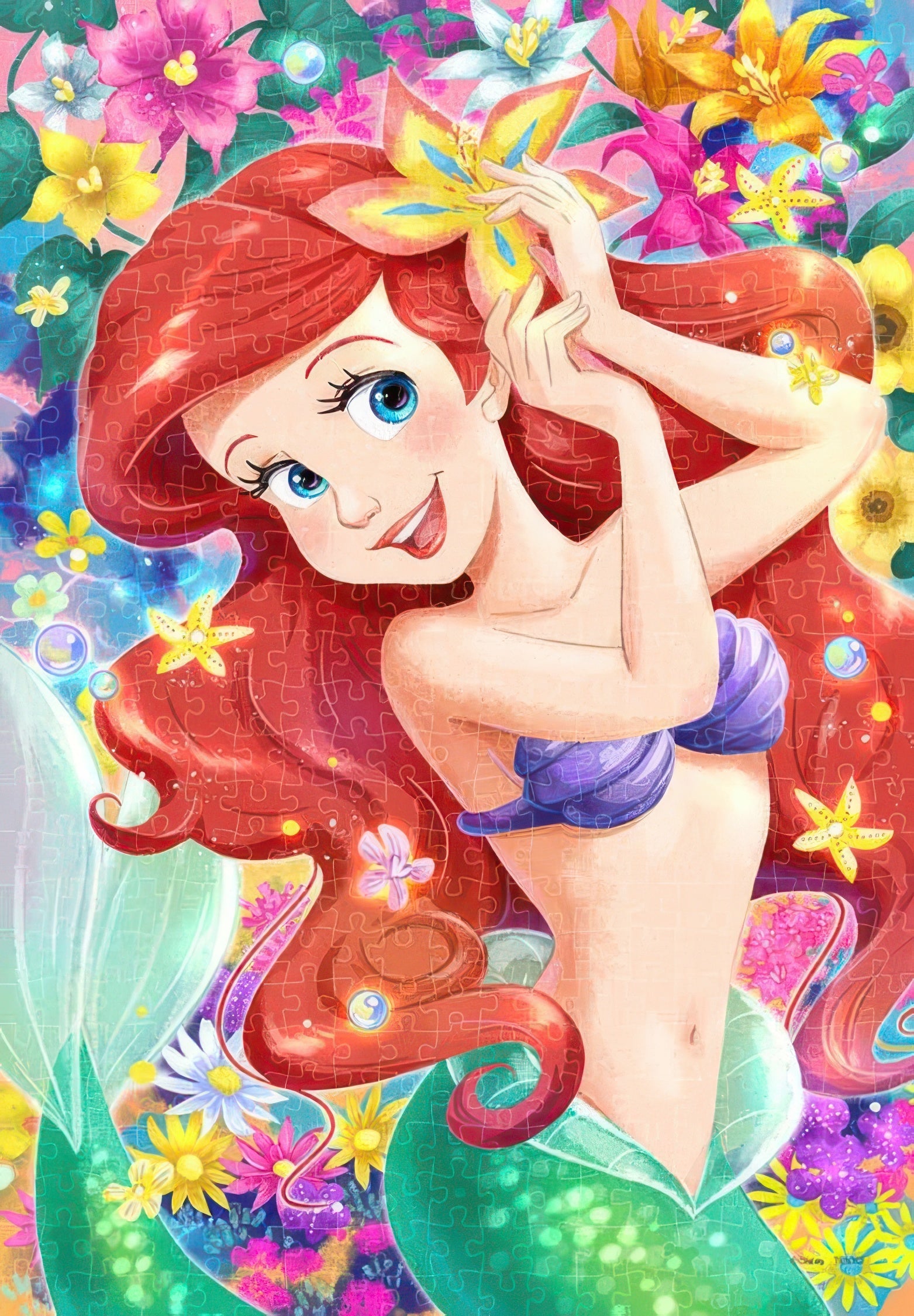 tenyo-dpg-500-677-the-little-mermaid-let-your-smile-bloom-500-pieces-plastic-jigsaw-puzzle