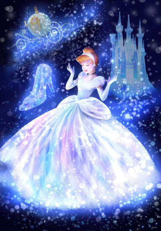 Tenyo DS-1000-774　Cinderella • Twinkle Showers / Surrounded in Magical Light　1000 Pieces Crystal Jigsaw Puzzle