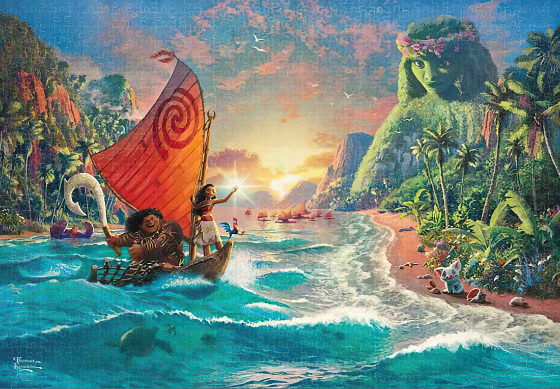 Tenyo • Moana　1000 PCS　Crystal　Jigsaw Puzzle