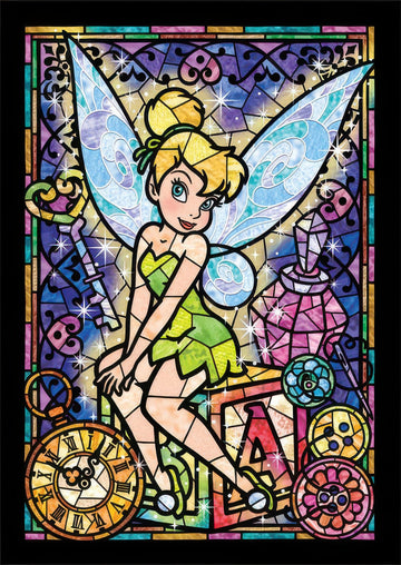 tenyo-dsg-266-757-tinker-bell-stained-glass-266-pieces-crystal-jigsaw-puzzle