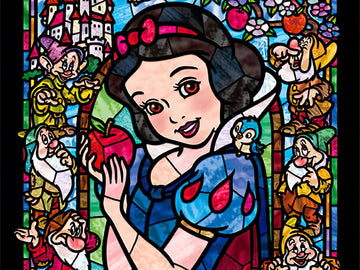 Tenyo â€¢ Snow White Stained Glassã€€266 PCSã€€Crystal Jigsaw Puzzle